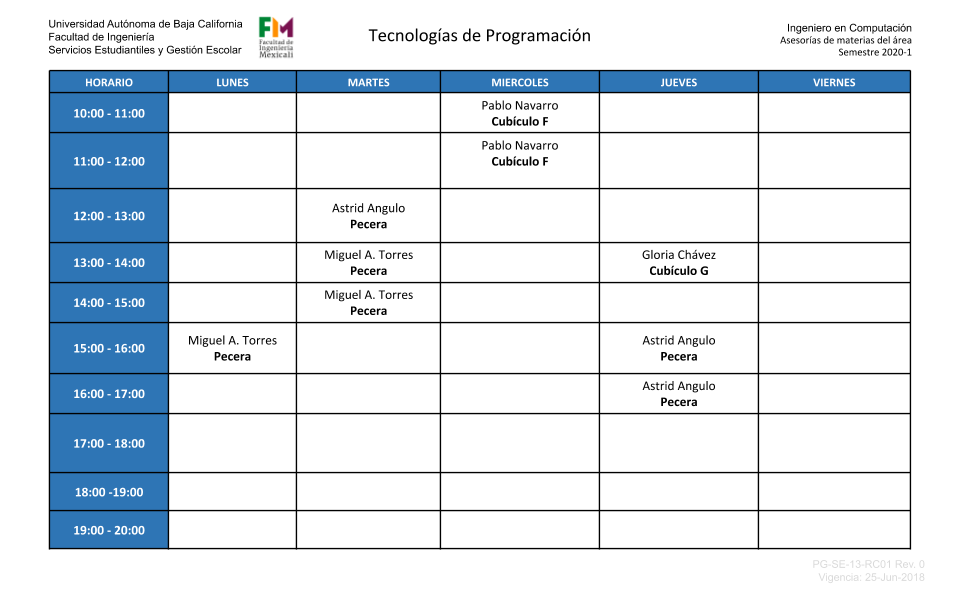 HorarioAsesoriasTecnologiasProgramacion